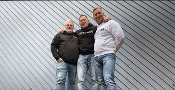 Thomas, Gera und Toni, das Gründerteam von PWRGUM